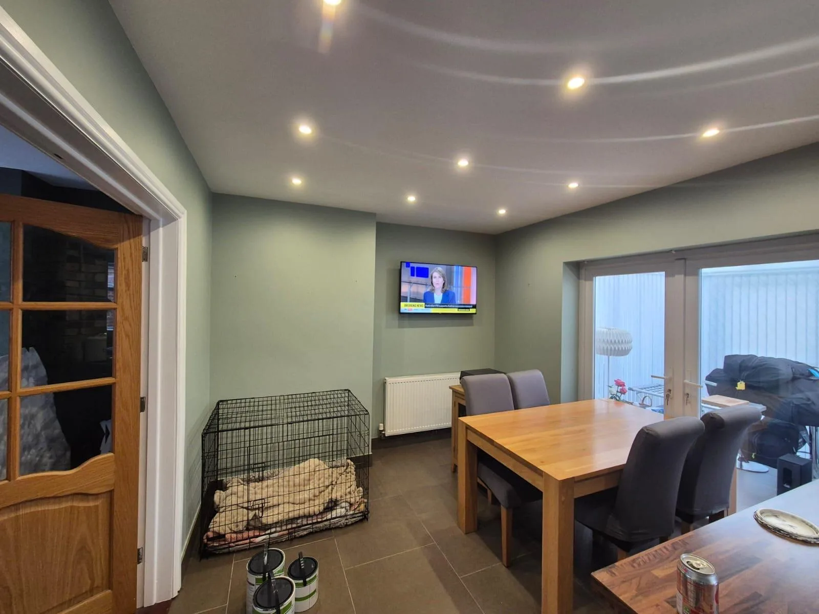 Open Plan Living & Kitchen Redecoration completed decorating photo. across Newcastle-under-Lyme, Stoke-on-Trent, Crewe and Nantwich