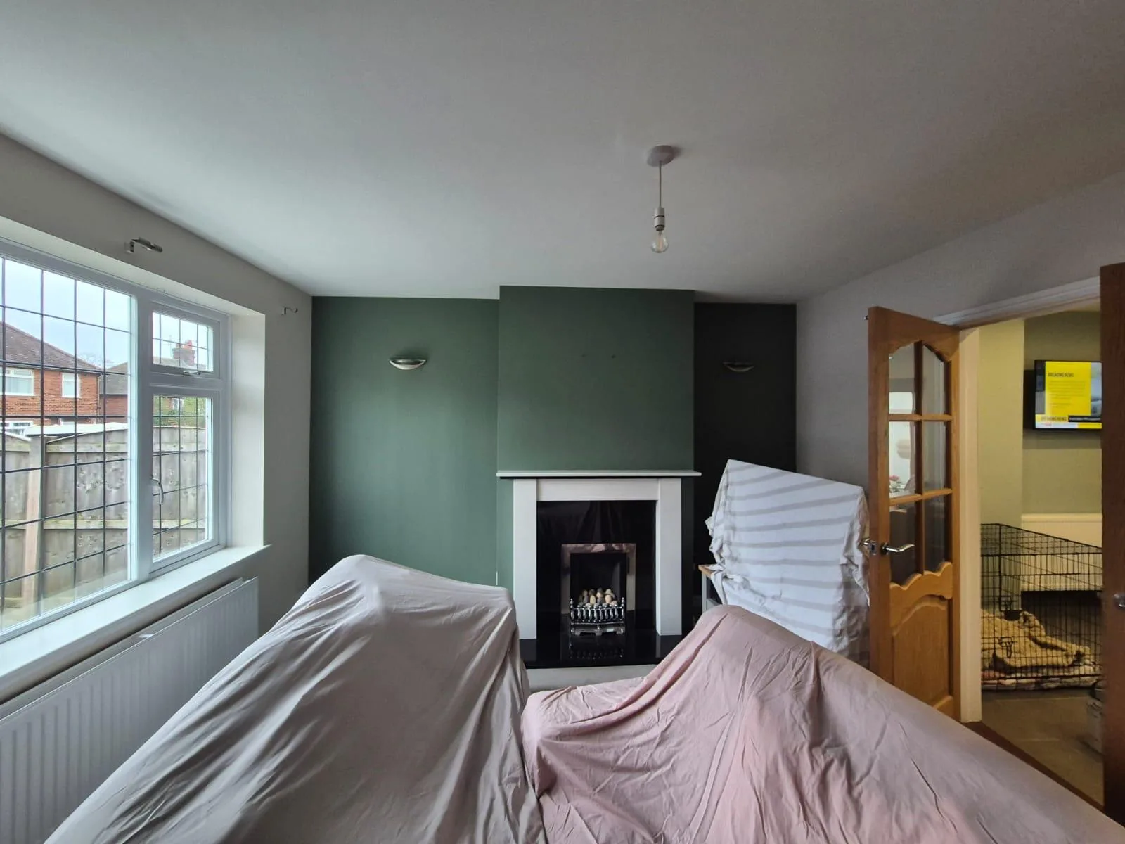 Open Plan Living & Kitchen Redecoration completed decorating photo. across Newcastle-under-Lyme, Stoke-on-Trent, Crewe and Nantwich